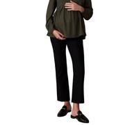Motherhood Maternity Women's Super Stretch Secret Fit Over The Belly Ankle Skinny Pregnancy Dress Pants for Work, Black, S