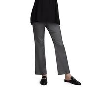 Motherhood Maternity Women's Super Stretch Secret Fit Over The Belly Ankle Straight Leg Pregnancy Dress Pants for Work Business Casual, Asphalt Grey, Large