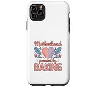 Motherhood Powered By Baking Funny Baking Mom Case for iPhone 11 Pro Max