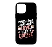 Motherhood Powered by Love Fueled by Coffee Busy Mom Life Case for iPhone 12 mini