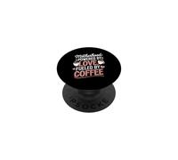Motherhood Powered by Love Fueled by Coffee Busy Mom Life PopSockets Adhesive PopGrip