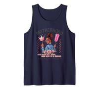 Motherhood Queen Servant Exhausted Pride Tank Top