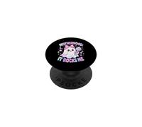 Motherhood Rocks Ghost Kawaii PopSockets Adhesive PopGrip