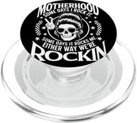 Motherhood Some Days I Rock It We Are Rockin Mom Humor PopSockets PopGrip for MagSafe