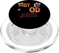 Motherhood Some Days I Rock It We Are Rockin PopSockets PopGrip for MagSafe