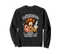Motherhood Stressed Baby Caffeine Cartoon Sweatshirt