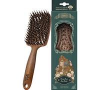 MOTHER'S CORN Boar Bristle Hair Brush for Women Men Kids, Detangle Ventilated Hair Brush for Thick Curly Thin Long Short Dry Hair to Makes Hair Shiny and Improves Hair Texture