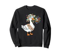 Mother's Day 2026 Mama Goose Wildflower Bouquet Best Mom Sweatshirt