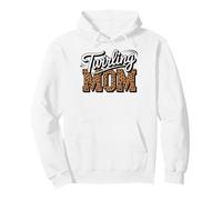 Mother's Day Baton Twirling Baton Twirl Mom Majorette Mom Pullover Hoodie