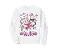 Mother's Day Baton Twirling Baton Twirl Mom Majorette Mom Sweatshirt
