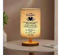Mothers Day Birthday Gifts for Daughter from Dad,to My Daughter Gifts from Dad- Table Lamp Father Daughter Graduation Gifts for Grown Daughter