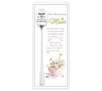 Mothers Day Birthday Gifts for Women Mum Funny You Will Always Be My Best-Tea Tea Spoon for Tea Coffee Lovers Heartfelt Mother's Day Xmas Gifts for Mummy Mums Mam Birthday Gift Spoon for Mama Mommy