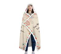 Mothers Day Blankets for Mom - Warm Mom Birthday Blanket - Soft Envelope Design Hooded Flannel Comforter Machine Washable for Women Lazy Air Conditioner Home Decor Spa Day