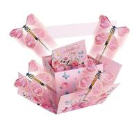 Mother's Day Box - with Flying Butterflies, Reusable Candy Packaging Container, Decorative Packaging for Wedding, Holiday, Birthday, Marriage