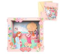 Mothers Day Card,3D Pop Up Mothers Day Card,Mum Birthday Cards,3D Pop Up Greeting Card for Best Mom Wife Grandma,MOM I love you