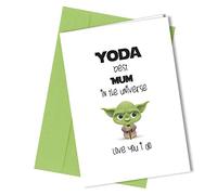 Mothers Day Card/Birthday Card MUM Greeting Yoda Comedy Rude Funny Humour #227