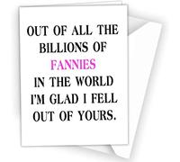 Mothers Day Card Birthday Rude Funny Humour Joke Fannies Mum Mom for Women # 230