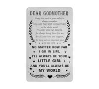 Mothers Day Card for Godmother from Goddaughter - Best Godmother Ever Gifts - Godmother Proposal Wallet Card from Goddaughter