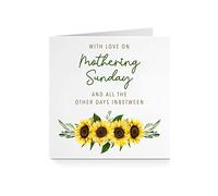 Mother's Day Card for Her - Love All Days Sunflower (For Mum)