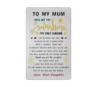 Mother's Day Card for Mum - Birthday Gifts for Mum from Daughter for Wedding Day Easter Thanksgiving Card