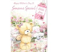 Mother's Day Card for Someone Special with Teddy Bear Design, 13 x 19 cm