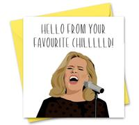 Mothers Day Card Funny Mother's Day Cards For Mum Joke Adele Mothers Day Card From Son or Daughter Favourite Child