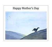 Mothers Day Card Greyhound Whippet Lurcher Italian Sighthound Gift Dog - CUSTOM TEXT
