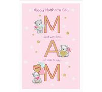 Mother's Day Card, Happy Mother's Day Mam - 9 x 6 inches - Regal Publishing