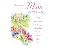 Mother's Day Card, Just For You Mum - 9 x 6 inches - Regal Publishing