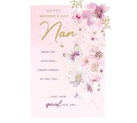 Mother's Day Card, Just How Special You Are Nan - 9 x 6 inches - Regal Publishing