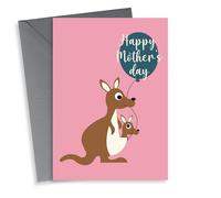 Mother's Day Card | Kangaroo and Joey 'Cute' 'Fun'