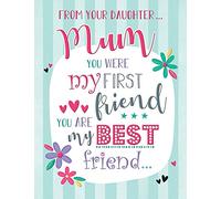 Mother's Day Card Mum from Daughter - 8 x 6 inches - Piccadilly Greetings