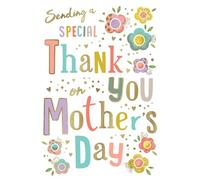 Mother's Day Card, Sending a Special Thank You Mum - 9 x 6 inches - Avant Garde Studios