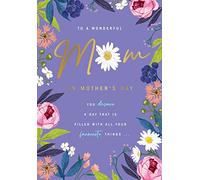Mother's Day Card Wonderful Mum - 9 x 6 inches - Avant Garde