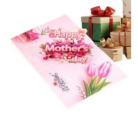 Mothers Day Cards for Mom, 3D Holiday Commemorative, Decorative Mom Greeting Card, for Birthday Party Celebration Event Display Decoration Wife Grandma Daughter Friends