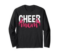 Mother's Day Cheerleading Mommy Cheerleader Mama Cheer Mom Long Sleeve T-Shirt