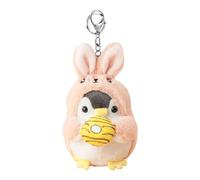 Mothers Day Cute Keychain Soft Rabbit Penguin Keyring Durable Lightweight Adorable Animal Key Holder For Everyday Use (One Size)