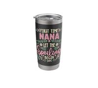Mother's Day First Time Nana Let The Spoiling Begin Stainless Steel Insulated Tumbler