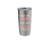 Mother's Day First Time Nana Let The Spoiling Begin Stainless Steel Insulated Tumbler