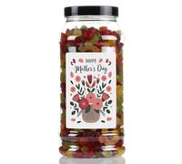 Mothers Day Floral Gums Sweet Gift Jar by Just Treats - Blooming with Love - J12