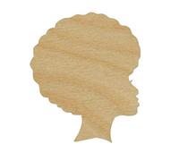 Mothers Day for Head Wooden Unfinished Graffiti Template for Drawing Black Person Wood Signs Bee Garden Decorations