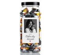 Mothers Day Fruit Salad and Black Jacks Chews Sweet Gift Jar by Just Treats - Photo - A Mother's Love - J14