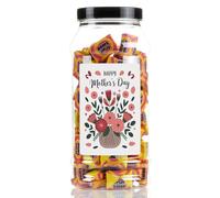 Mothers Day Fruit Salad Chews Sweet Gift Jar by Just Treats - Blooming with Love - J15
