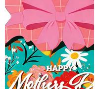 Mother's Day Gift Card - Hollow Heart Jar Candy Holder Set of 18 with Candy Bag, Greeting Card | Suitable for Parties, , Handmade , Gratitude Indicator,