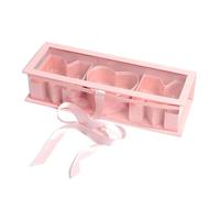 Mother's Day Gift, Empty Mom Fillable Flower Gift Box, Fillable Heart Shaped Empty Boxes with Clear Window, for Flower Chocolate Packaging Gifts, for Mother's Day