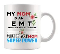 Mother's Day Gift Ideas for EMT Mom Mug Cup Mugs | Mommy Gifts from Son Daughter T-Shirt | Emergency Medical Technician EMS E M T Ambulance Driver Paramedic