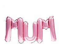 MOTHERS DAY GIFT Love Mum Badge Teddy Cup Candle Mirror Keyring Frame Gifts UK (26" MUM Pink Inflatable Text Balloons)