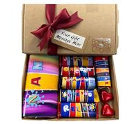 Mothers Day Gift - Novelty Fun Mismatched Chocolate Wrappers - Choose from Grandma, Granny, Mammy, Mom, Mommy, Mum, Mummy, Nan, Nanny, Stepmum (Nan)