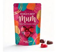 Mothers Day Gifts Chocolate World's Best Gifts for Mum Pouch 190g,
