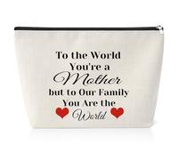Mothers Day Gifts for Mum Best Mom Ever Gift Mum Makeup Bag Mum Appreciation Gifts from Daughter to My Mum Gifts Mum Birthday Gifts Thank You Gift for Mum Retirement Christmas Gifts Cosmetic Pouch